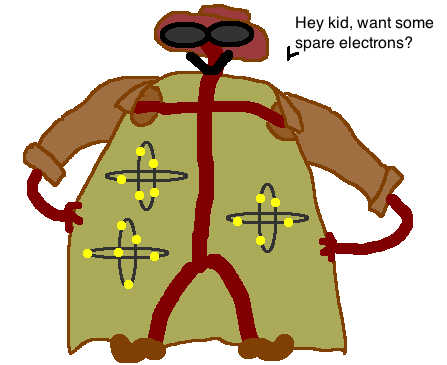 Would you like some electrons sir? wire wire, who's got the wire