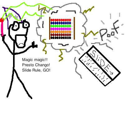 To the left, to the left, now divide, divide.. Slides and rules